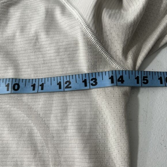 Lululemon Swiftly Tech Womens 4 Light Gray long sleeve Top - Picture 7 of 13